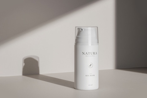 Natura Professional SOS-naamio: rauhoittava hoito ärtyneelle ja tulehduksille alttiille iholle